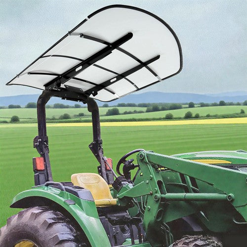DURAFORCE Tuff Top Tractor Canopy White For ROPS 52" X 52" w/ Mounting Accessories