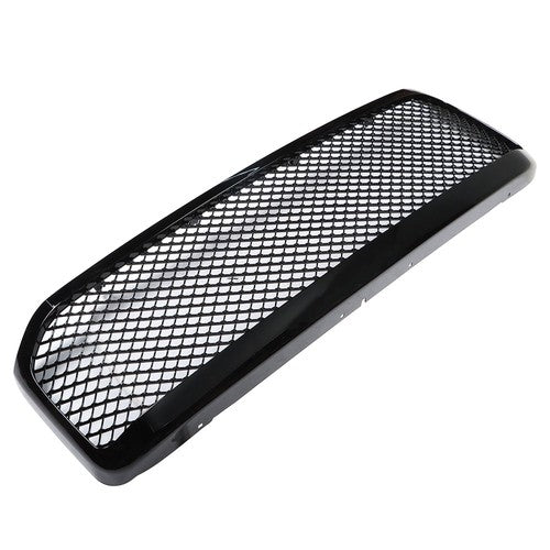 DURAFORCE For Ford F250 F350 1999-2004 Front Bumper Upper Hood Grill Durable Plastic Black