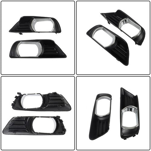 DURAFORCE Fit For Toyota Camry 2007-2009 Front Fog Lights Lamps+Bezel+Switch Kit Clear New