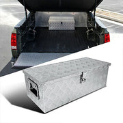 DURAFORCE 30" Aluminum Truck Pickup ATV Camper Tool Box Trailer Flatbed RV Storage w/ Lock