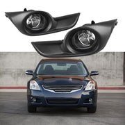 DURAFORCE For Nissan Altima 2013-2015 Sedan Clear Fog Lights Full Kit Switch+Harness