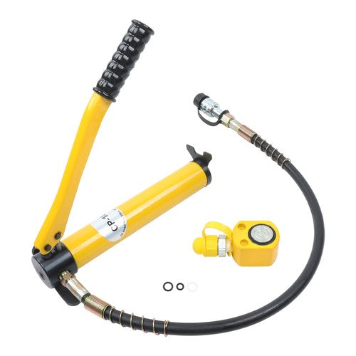 DURAFORCE 5 Ton Hydraulic Jack Power Ram Kit and CP-180 Manual Hydraulic Hand Pump
