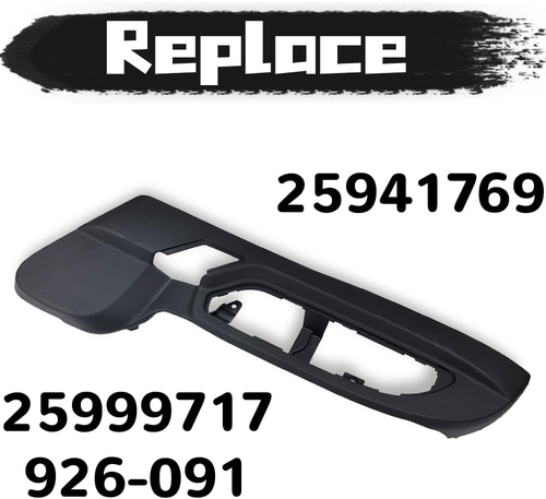 DURAFORCE For 2009-2017 Acadia Traverse Enclave Driver Seat Track Cover Switch Bezel Trim