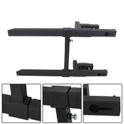 DURAFORCE 43" Pallet Forks Clamp On Tractor Forks w/Adjustable Bucket Forks 2000lbs