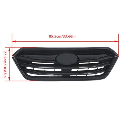 DURAFORCE Front Bumper Grille Assembly Black Trim Direct For Subaru Legacy 2018-2019 New