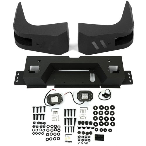Rear Bumper Steel with LED Lights Bolt Kits for Ram 2500 3500 2010-2018 2019-2024