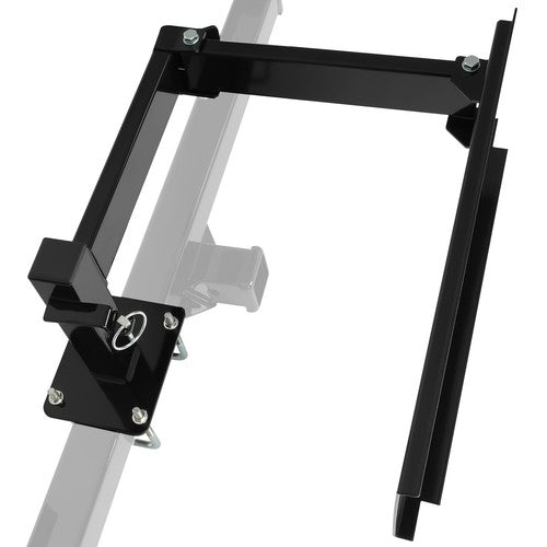 DURAFORCE For Grilling Universal Powder Coated Black Bumper-Mounted Swing Arm Assembly