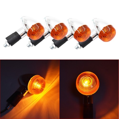 DURAFORCE 4X Motorcycle LED Turn Signal Blinker Indicator Lights For Honda Suzuki Yamaha
