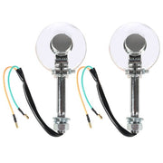 DURAFORCE For Honda CT70 CT90 XL100 CB350 CM400 CB450 CB750 Turn Signal Light 8mm 12V Pair