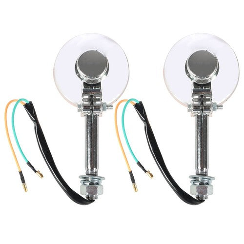 DURAFORCE For Honda CT70 CT90 XL100 CB350 CM400 CB450 CB750 Turn Signal Light 8mm 12V Pair