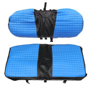 DURAFORCE 2PS Front Seat Cover Blk Diamond Stitching For EZGO Medalist TXT 1994 95 96-2013
