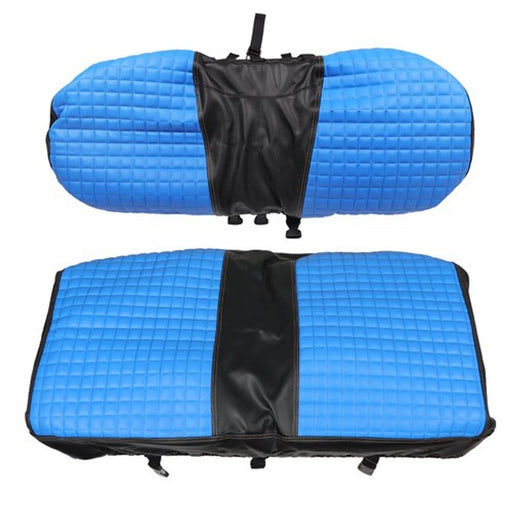 DURAFORCE 2PS Front Seat Cover Blk Diamond Stitching For EZGO Medalist TXT 1994 95 96-2013