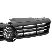 DURAFORCE Front Bumper Gray Grille W/Chrome Trim for 2011-2014 for VW for Volkswagen Jetta