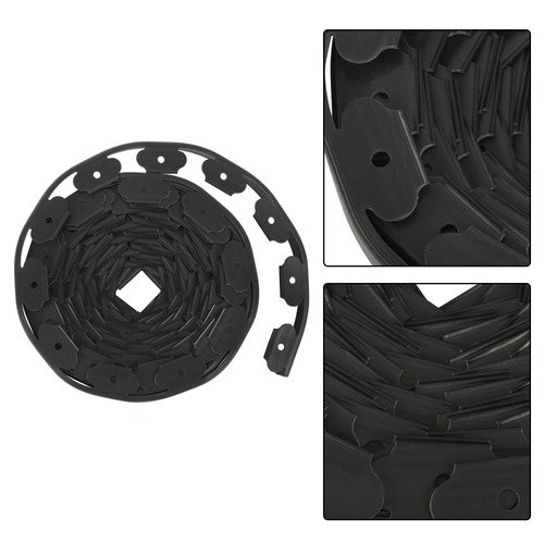 DURAFORCE 60 FT L-shaped Landscape Edging Border Kit No-Dig Garden Edge Lawn Border 1.5"