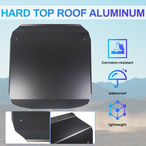 DURAFORCE Aluminum UTV Roof Hard Top For 2014-2023 Polaris RZR 900 1000 Turbo 2 seat Black