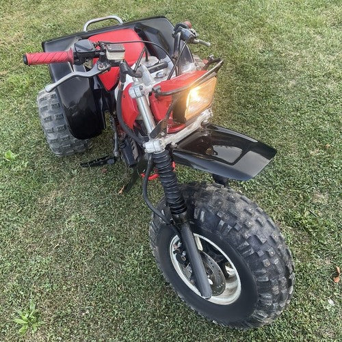 Black Plastic Front And Rear Fender Set For Honda ATC200X 200X 83-85