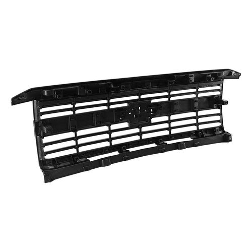 DURAFORCE Fits Silverado 2500 HD 3500 HD 2015-2019 Front Upper Grille Hood Black Painted
