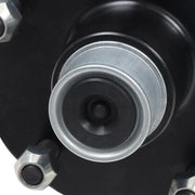 DURAFORCE 2PC Pre-Assembled 5 x 5.5" Trailer Hub Kit & Flange #84 Spindle With Bearing Kit