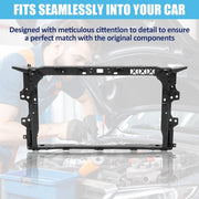DURAFORCE 64101F3500 Black Front Radiator Support Core Frame for Hyundai Elantra 2019-2020