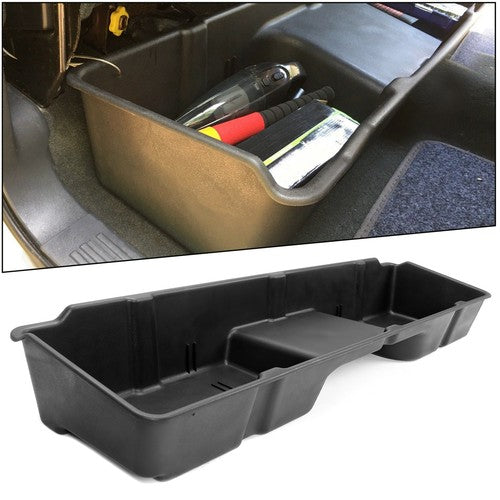 Underseat Storage Box For 1999 2006 Chevy Gmc Silverado Sierra Extended Cab