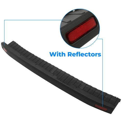 Rear Bumper Cover Top Pad With Reflectors for 15-22 Ford Transit 150 250 350