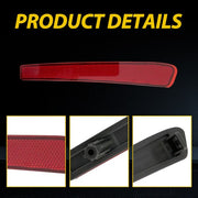 DURAFORCE 2pcs Rear Bumper Reflector Reflex Red for 2020 2021 2022 for Toyota Corolla