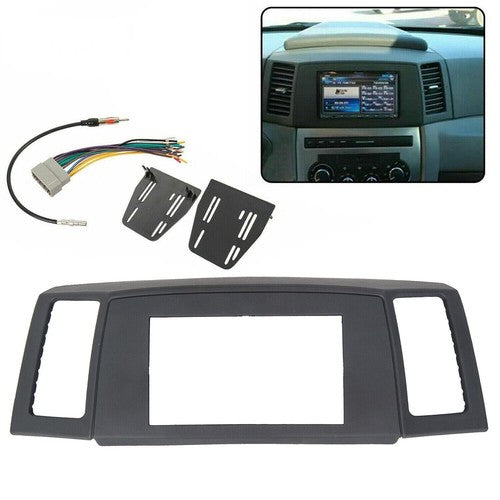 DURAFORCE Navigation Radio Stereo Dash Bezel Vent Kit for Jeep Grand Cherokee 05 2006 2007