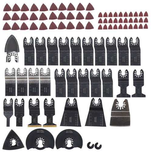DURAFORCE Quick Release Tool Blades 94Pcs Oscillating Saw Blades Combination Bi-Metal