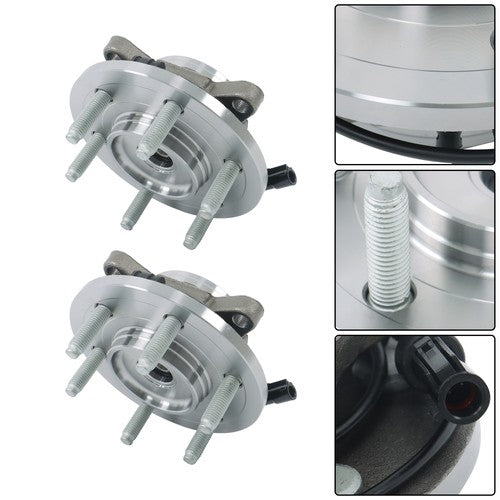 DURAFORCE For Ford Expedition Lincoln Navigator 2000-2006 4WD 2x Front Wheel Hub Bearing