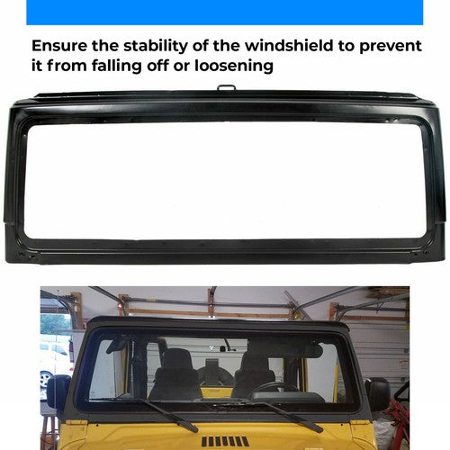 Black Front Windshield Frame for 2003-2006 Jeep Wrangler TJ 55395014AB