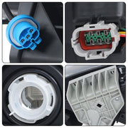 DURAFORCE Headlight Replacement Fit For Nissan Frontier 2022-2023 LH+RH Clear Lens Halogen