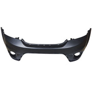 DURAFORCE Front Bumper Cover Fit For 2011-2018 Dodge Journey with Fog Lamp Holes Black