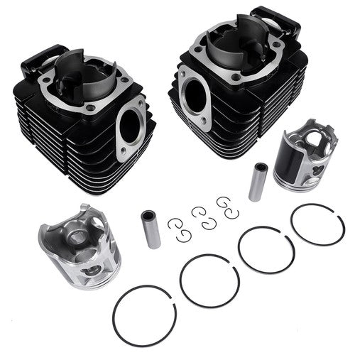 DURAFORCE Cylinder Replacement Kit w/ Pistons Rings Wrist Pins for Yamaha RD350 1973-1975