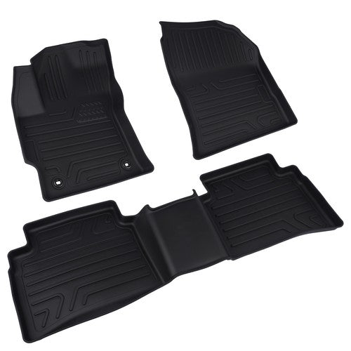 DURAFORCE New Floor Mats for Toyota Corolla Sedan 2020-2025 All Weather Rubber Floor Liner