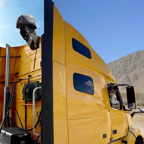 DURAFORCE Two-piece Truck Cab Mount Bracket For KING Tailgater&Quest Satellite TV Antennas