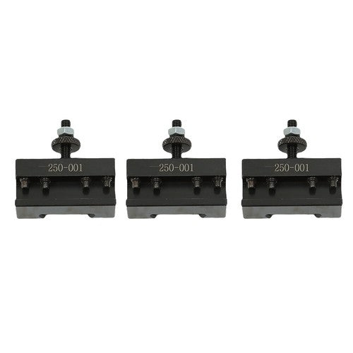 DURAFORCE 3 PCS OXA #1 Quick Change Turning & Facing Lathe Tool Post Holder 250-001 New