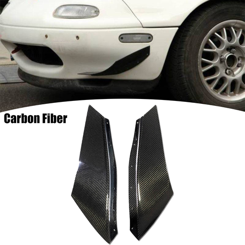 DURAFORCE Front Bumper Canard Splitter Diffuser Spoiler Lip Pair for Mazda 3 6 MX-5 Miata
