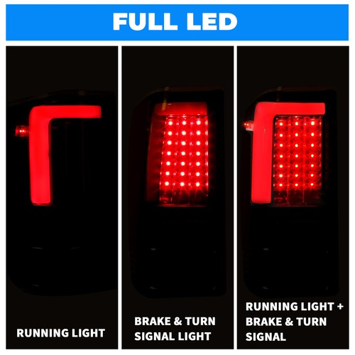 LED Tube Tail Lights Brake Lamps for Titan 2004-2015 Left Right 04-15