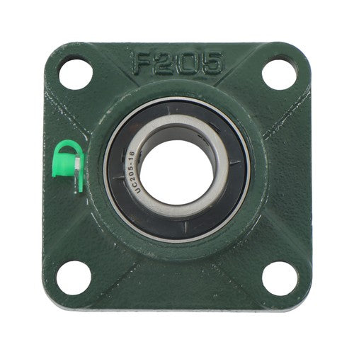 DURAFORCE 6Pcs UCF205-16 Pillow Block Flange Bearing 1" Bore Solid Base Self Aligning