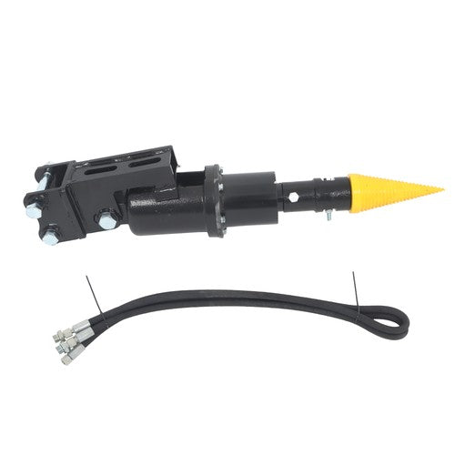 DURAFORCE Spiral Screw Log Splitter Cone Hydraulic Wood Splitter for Mini Excavator
