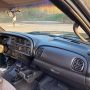 DURAFORCE For 98-01 Dodge Ram 1500 2002 2500 3500 Dashboard Cover Cap Bezel Overlay Black