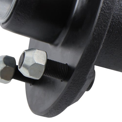 DURAFORCE 1Pc Pre-Assembled 5 x 5.5" Wheel Hub Kit & Round #84 Spindle, With Bearing Kit
