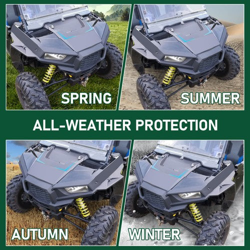 DURAFORCE For 2014-2020 Polaris RZR S 900 XP 1000 Front Bumper Fascia Routered Assembly