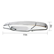 DURAFORCE For 2007-2013 Escalade Silverado Rear Door Handle Driver Side Chrome GM1520130