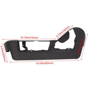 DURAFORCE For 2009-2014 Ford F150 Driver Left Seat Cover Bezel Trim Panel Black 09 10 11