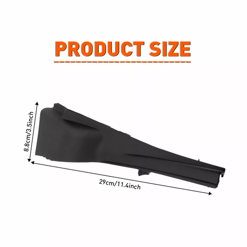DURAFORCE For 2015-2024 2017 Nissan Murano Windshield Wiper Cowl Extension Trim Pair Black