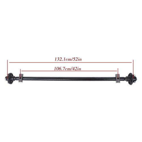 DURAFORCE For trailers Trailer Axle W/U-Bolt Kit 4lug-4' 52' Hub Face 42' SC 2000lb 2Klb