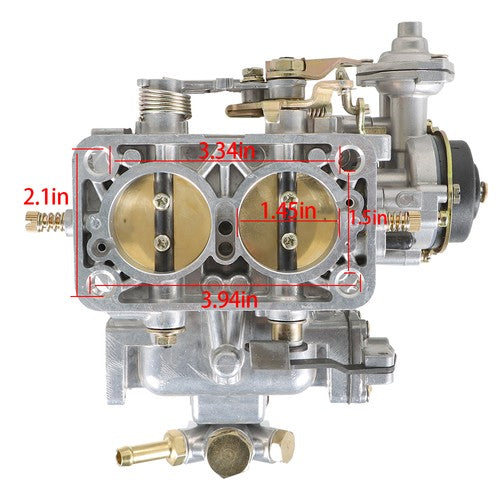 DURAFORCE FIT For Fiat Renault Ford VW Dodge Toyota Pickup Jeep Carburetor 38*38 2 Barrel