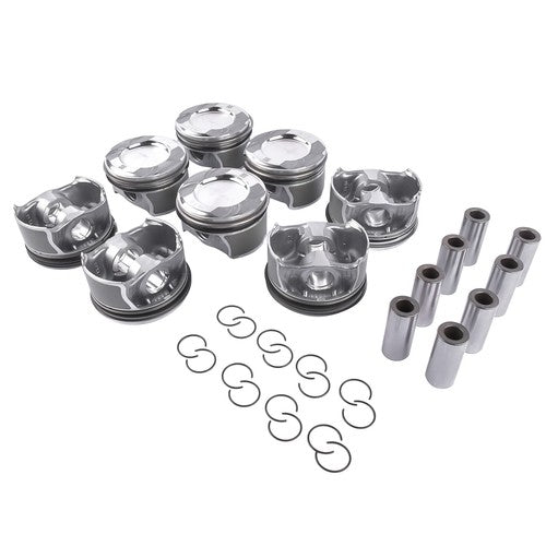 DURAFORCE M278 Engine Pistons Set Φ24mm Φ92.9mm for Mercedes-Benz C216 X166 W222 4.6L 4.7L