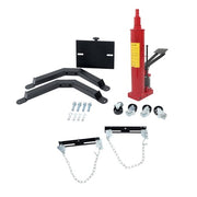 DURAFORCE Hydraulic Transmission Jack 2-Stage 1322-1660LBS Capacity 360° Swivel Wheel
